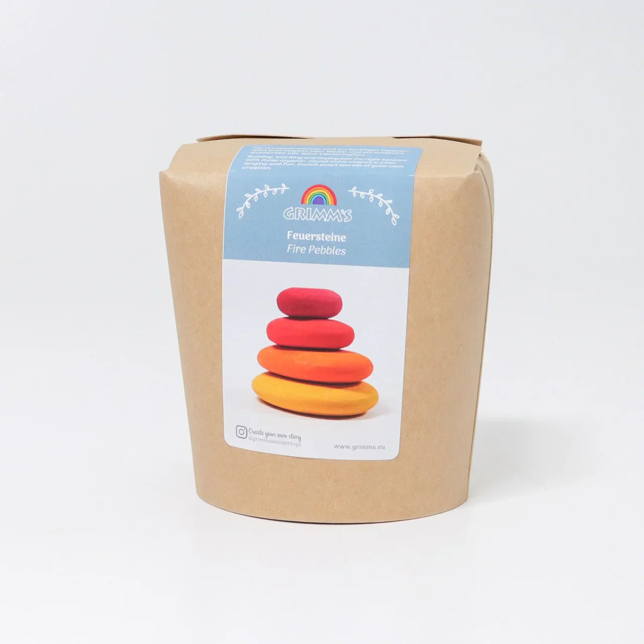 GRIMM’S Feuersteine – 4-teiliges Balancespiel aus Holz – Bild 3