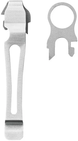 Leatherman - Schnellverschluss-Lanyard-Ring und abnehmbarer Taschenclip // Stahl – Bild 2