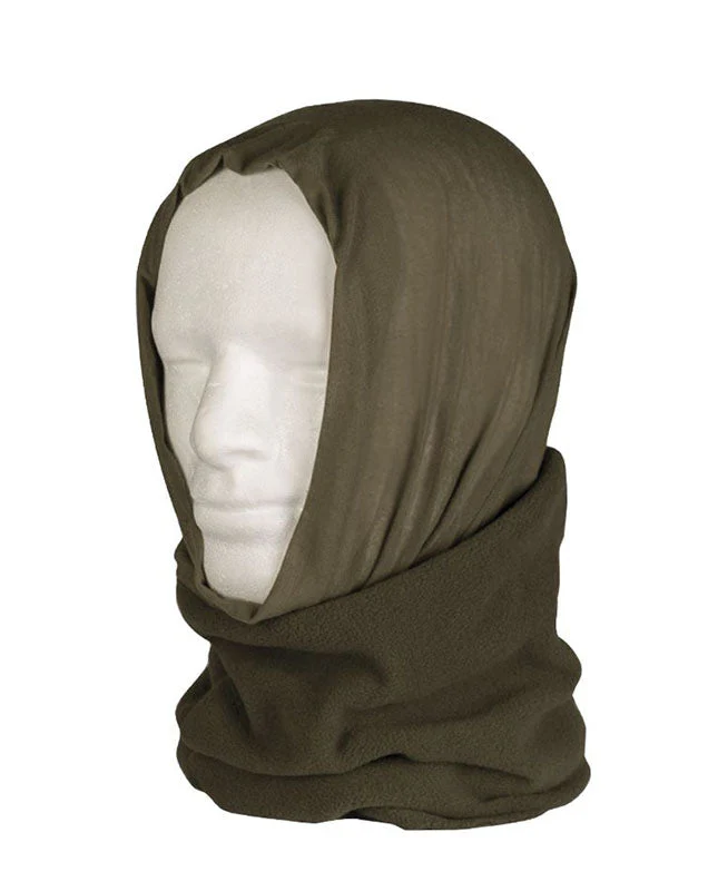 Mil-Tec - Multifunktionale Fleece-Kopfbedeckung // Olivgrün