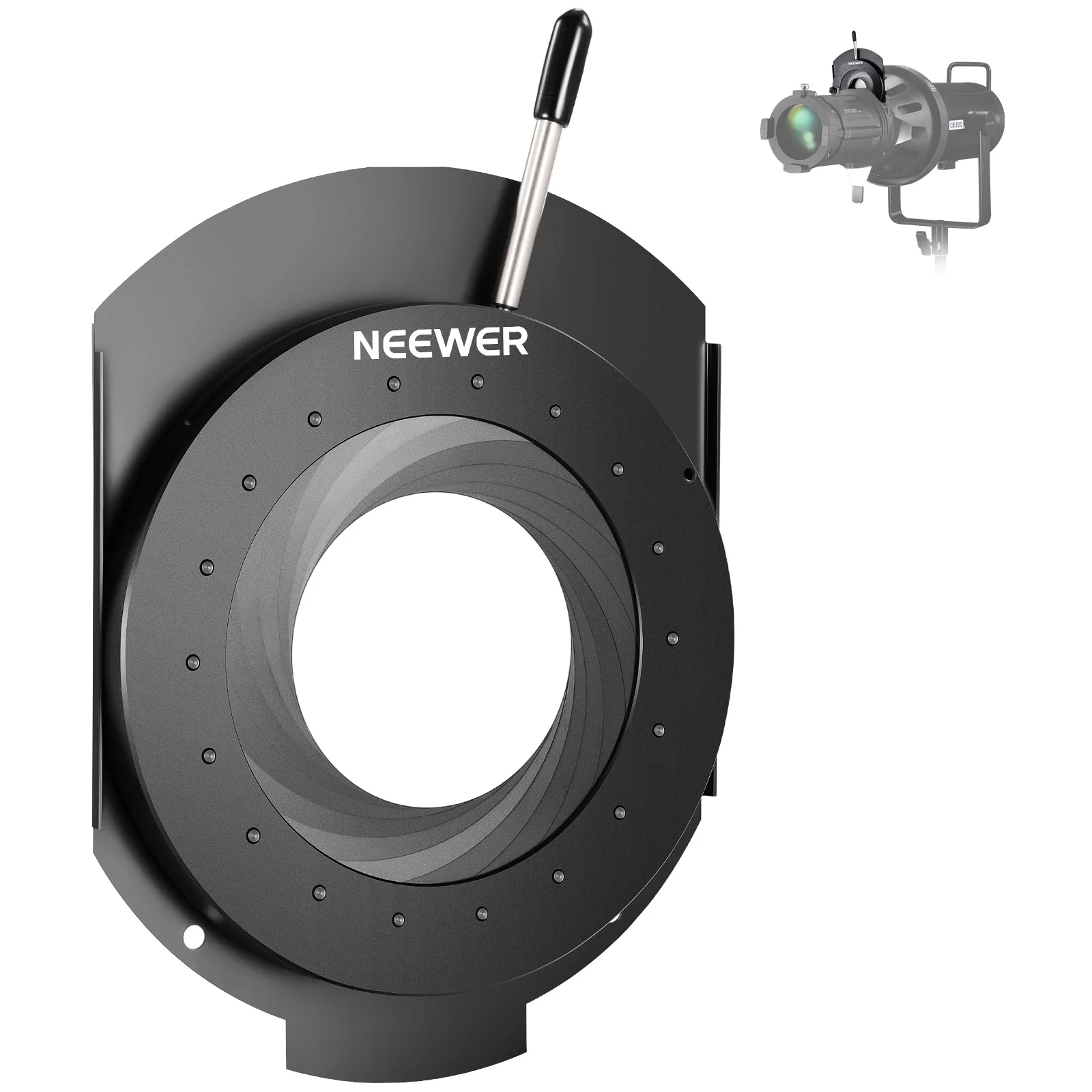 NEEWER CSS2 Spotlight Halterungs Iris für NEEWER LS-39 Strahleraufsatz – Bild 2