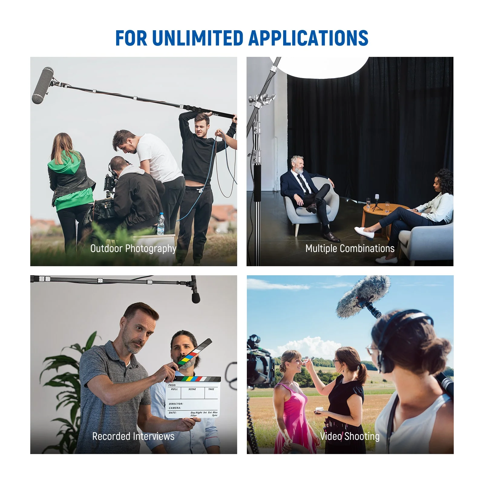 NEEWER MS-300C Verbesserte Mikrofon-Galgenstange aus Kohlefaser – Bild 8