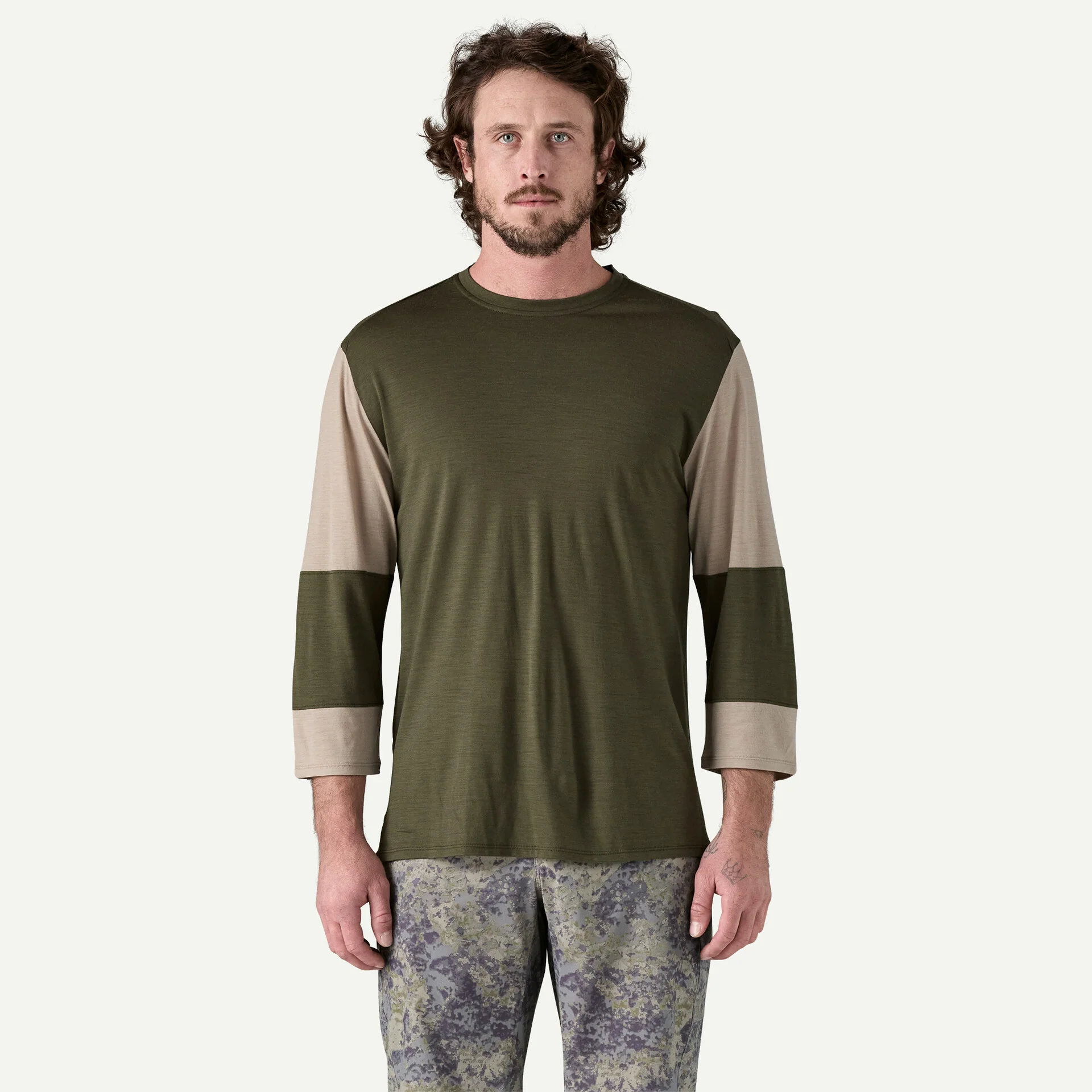 Men's Merino Blend 3/4 Sleeve Bike Jersey – Bild 9