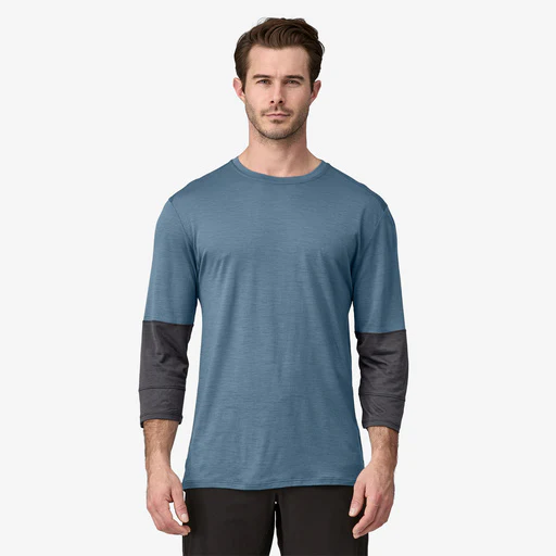 Men's Merino Blend 3/4 Sleeve Bike Jersey – Bild 6