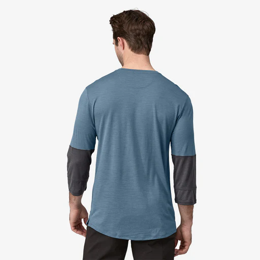 Men's Merino Blend 3/4 Sleeve Bike Jersey – Bild 7