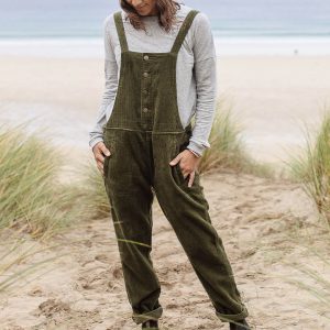 Tiaga Cord Latzhosen - Khaki