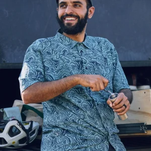 365 Aktives Hemd - Strata Swirl Arctic