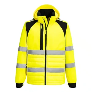 Warnschutz Hybrid-Jacke | gelb/schwarz | PORTWEST CD863-WX2