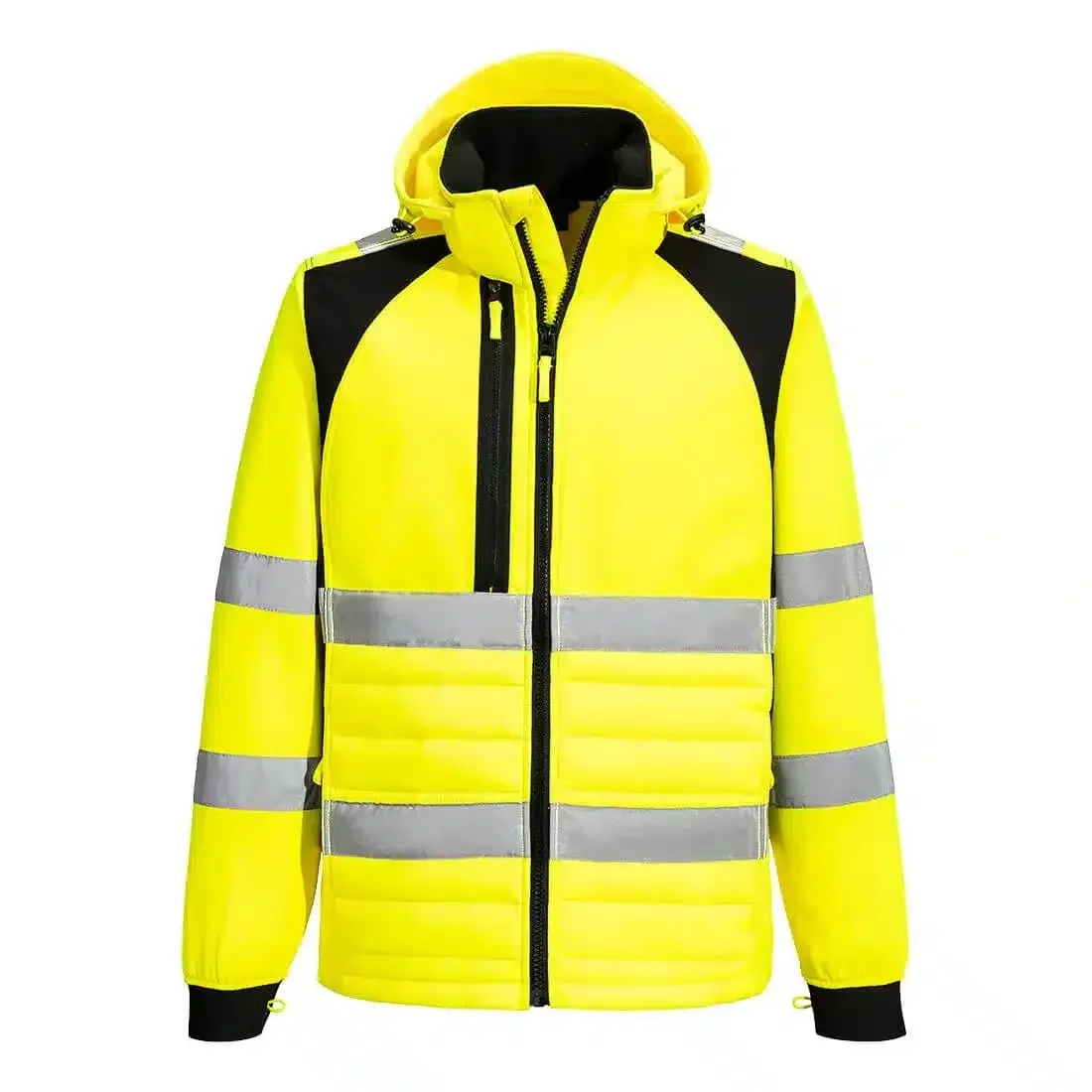 Warnschutz Hybrid-Jacke | gelb/schwarz | PORTWEST CD863-WX2 – Bild 2