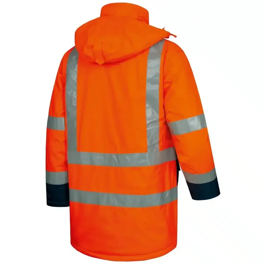 Warnschutz Parka orange/marine EN20471/3 EN343 EN13688 | ELYSEE LUIS – Bild 4