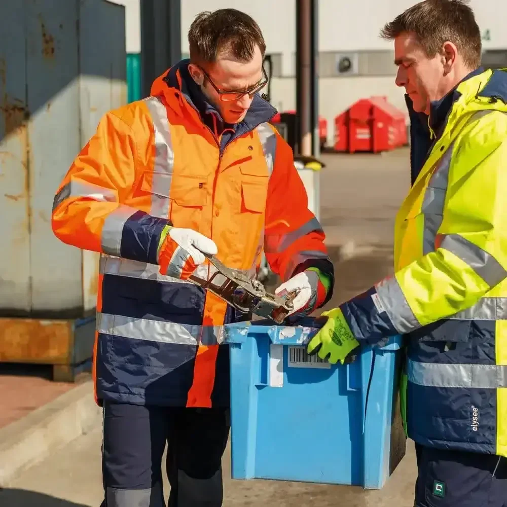 Warnschutz Parka orange/marine EN20471/3 EN343 EN13688 | ELYSEE LUIS – Bild 3