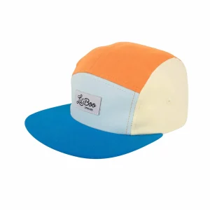 Lil'Boo Block Pumkin Blue 5-Panel Cap (Bio-Baumwolle)