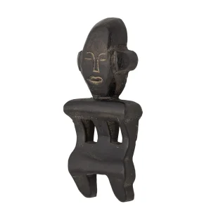 Bloomingville Harlee Dekofigur Schwarz Mangoholz 14 cm Skulptur Ethno Boho