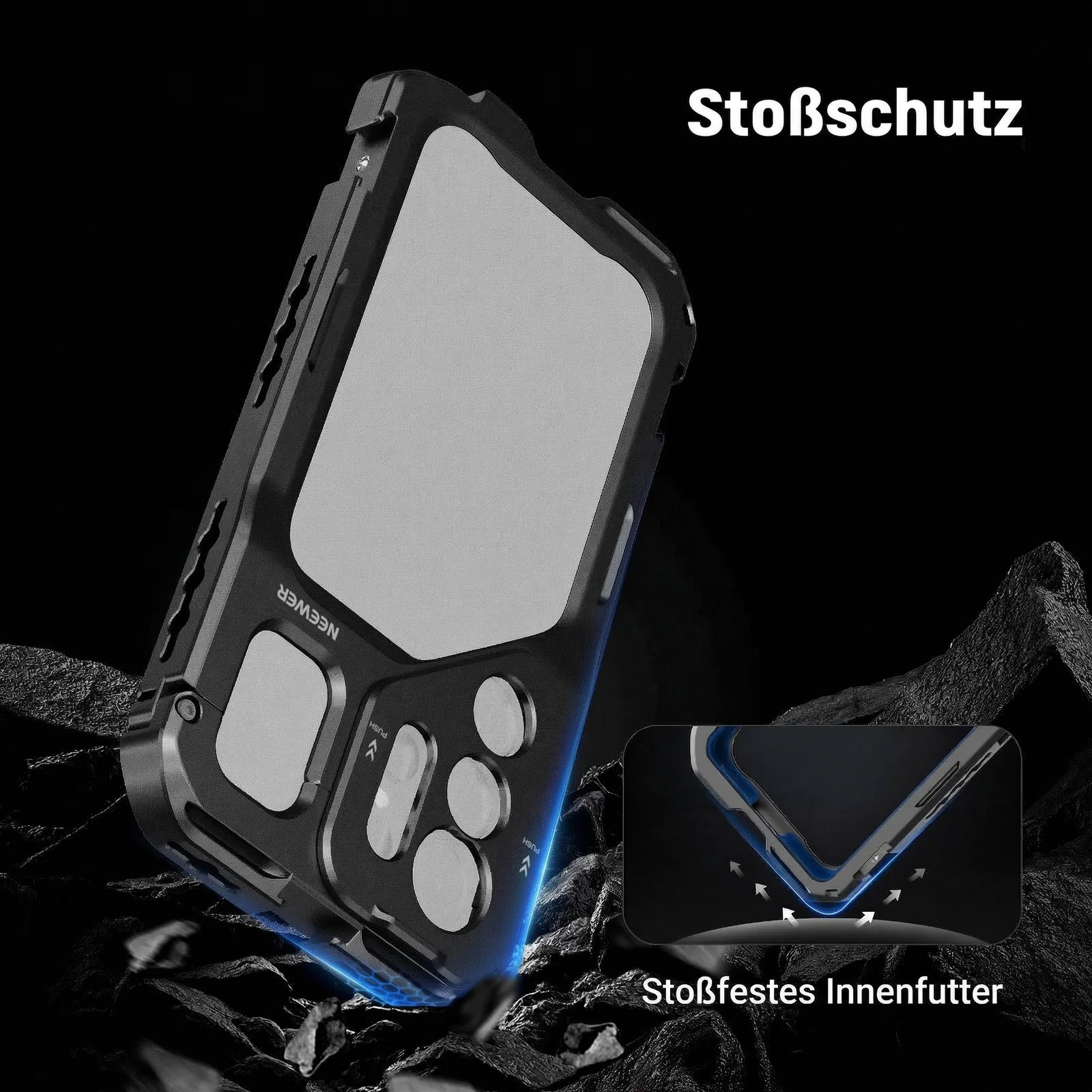 NEEWER PA182 Smartphone Käfig Cage für Samsung Galaxy S26 Ultra | vorbestellen – Bild 7