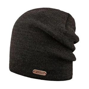 ARECO Herren Beanie 7576 Mütze Strickmütze Wintermütze