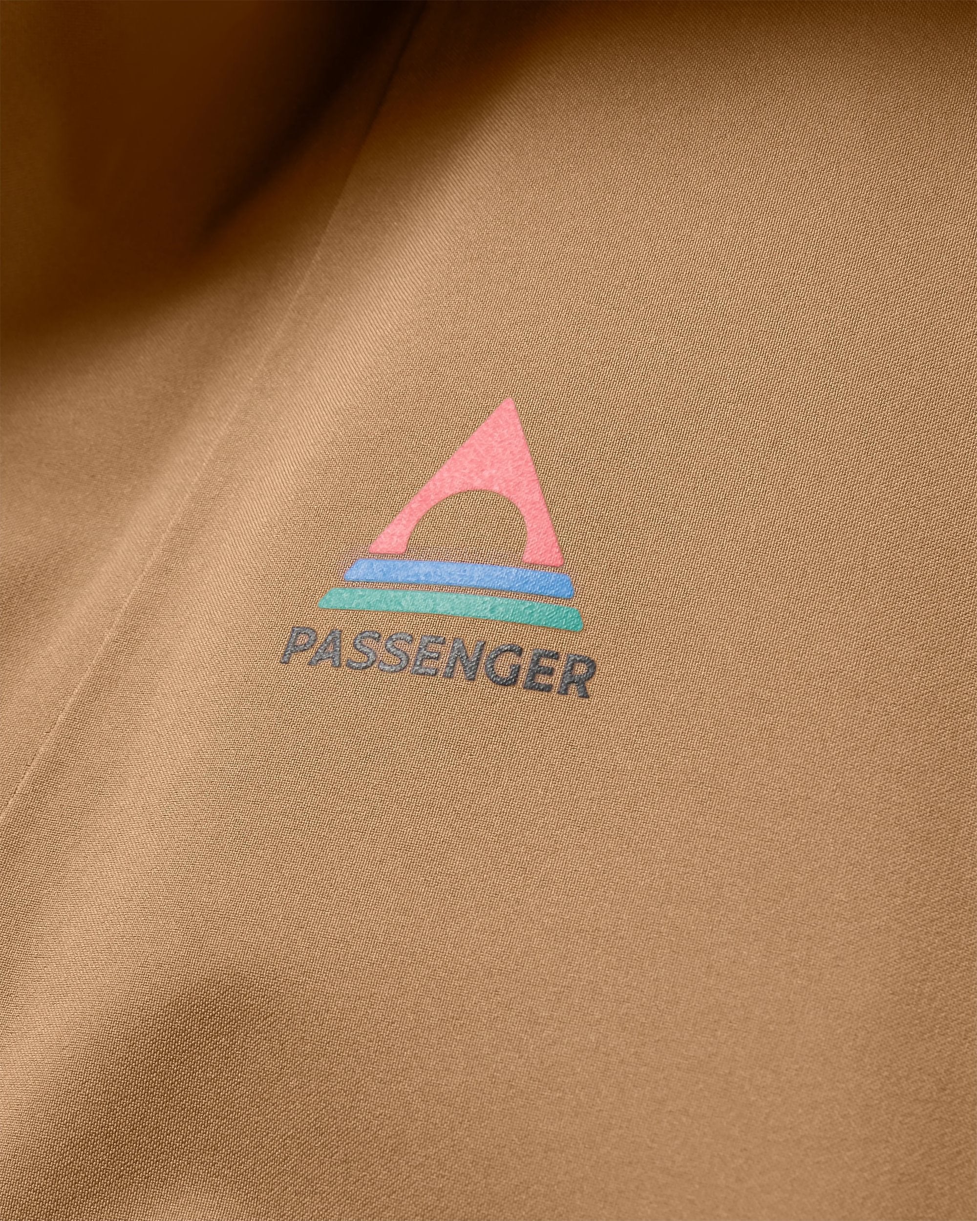 Skyline Wasserdichter Anorak - Karamell/Stein – Bild 8