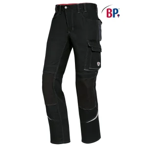 BP® Komfort-Arbeitshose m. Reflex u. Kniepolstertaschen 1803 schwarz modern fit