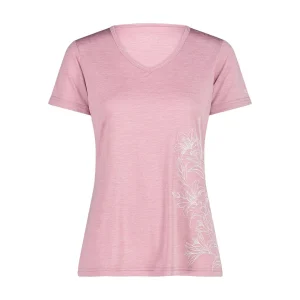 CMP Damen Shirt Light Jersey Print Shirt 39T6136 fard meliert