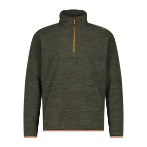 CMP Herren Melange ArcticFleece® Man Sweat 34G4897 oliv mel. Half Zip