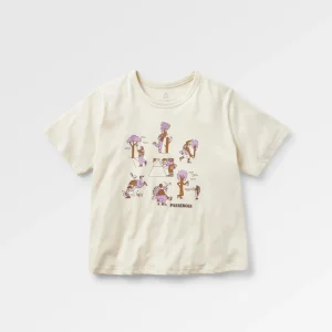 Go Forage Bio-Baumwoll-T-Shirt - Birke