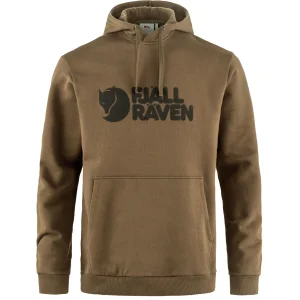 Fjällräven Logo Hoodie   84144 wood brown Herren Kapuzenpullover Sweater