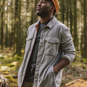 Maple Polar-Fleece-Hemd - Graumeliert 2