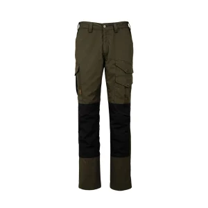 HUBERTUS Outdoor Hose OS1200 mit Besatz oliv/braun Herren Jagdhose