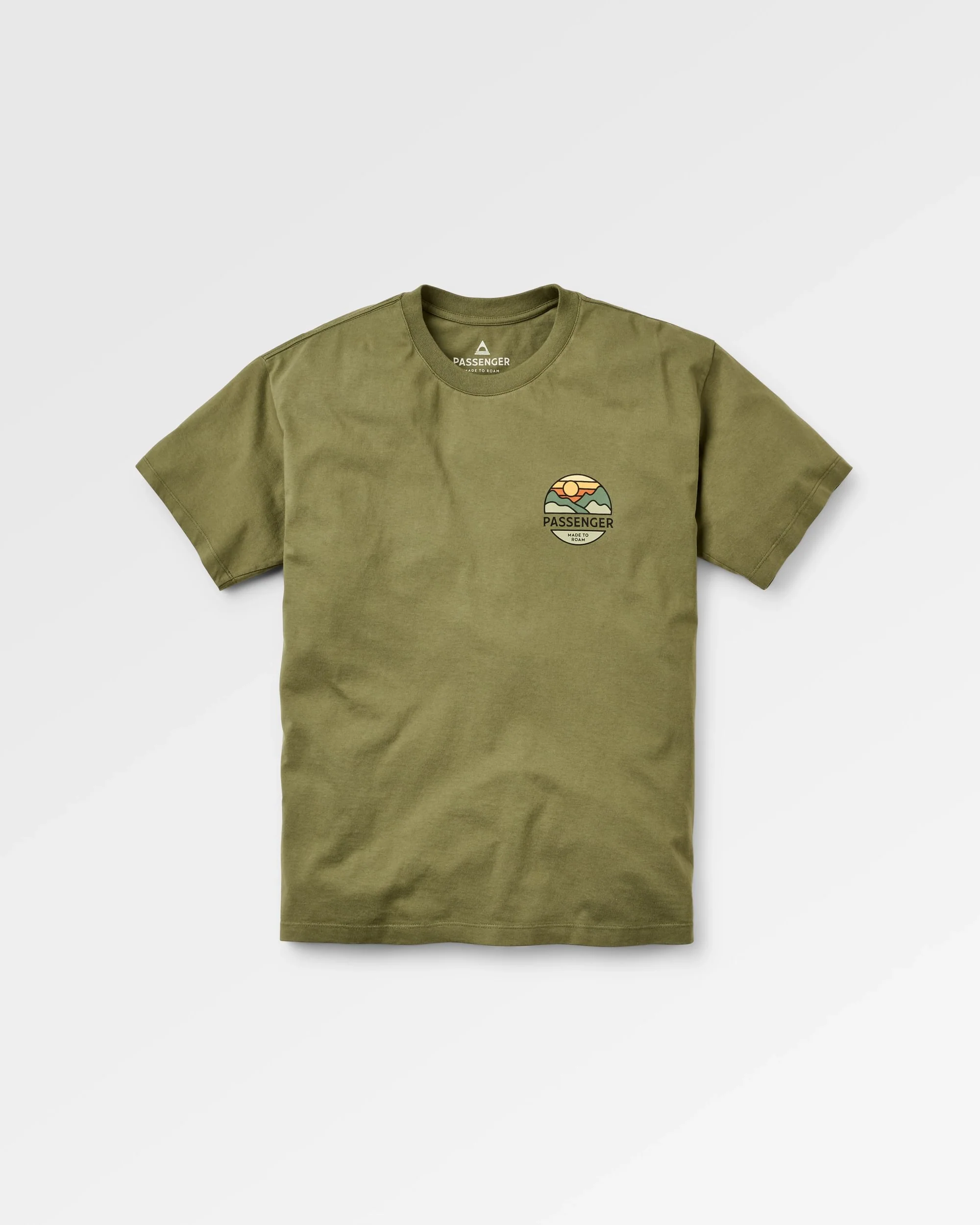 Lässiges Relaxed Fit T-Shirt - Khaki – Bild 2