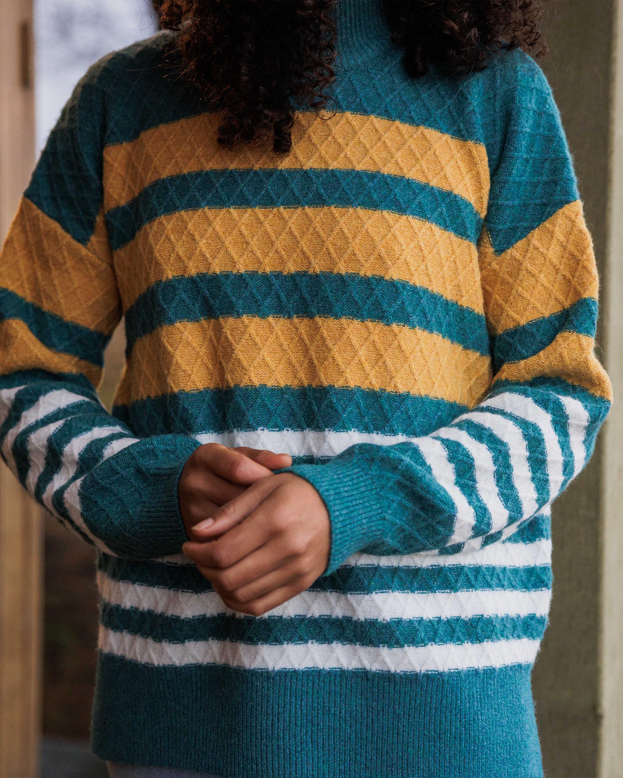 Ramble Strickpullover - Mittelmeer – Bild 4