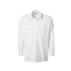 Pionier Pilothemd W1 13026 weiß Herren Langarm Hemd 1/1 Arm