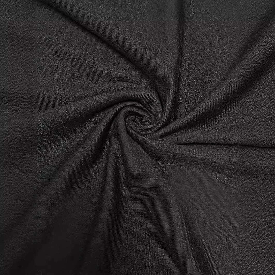 Elegantes Damen Maxikleid mit Raffung und Rundhals – Bild 5