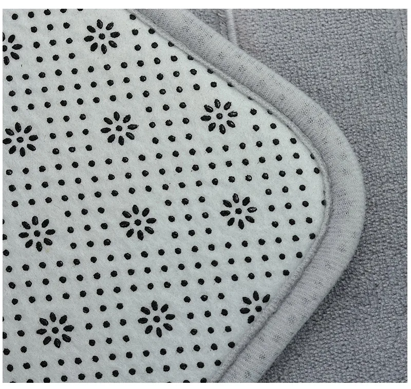 Gestreifte Rutschfeste Badematte – Saugfähig & Schnell Trocknend, Ultraweich – Bild 8