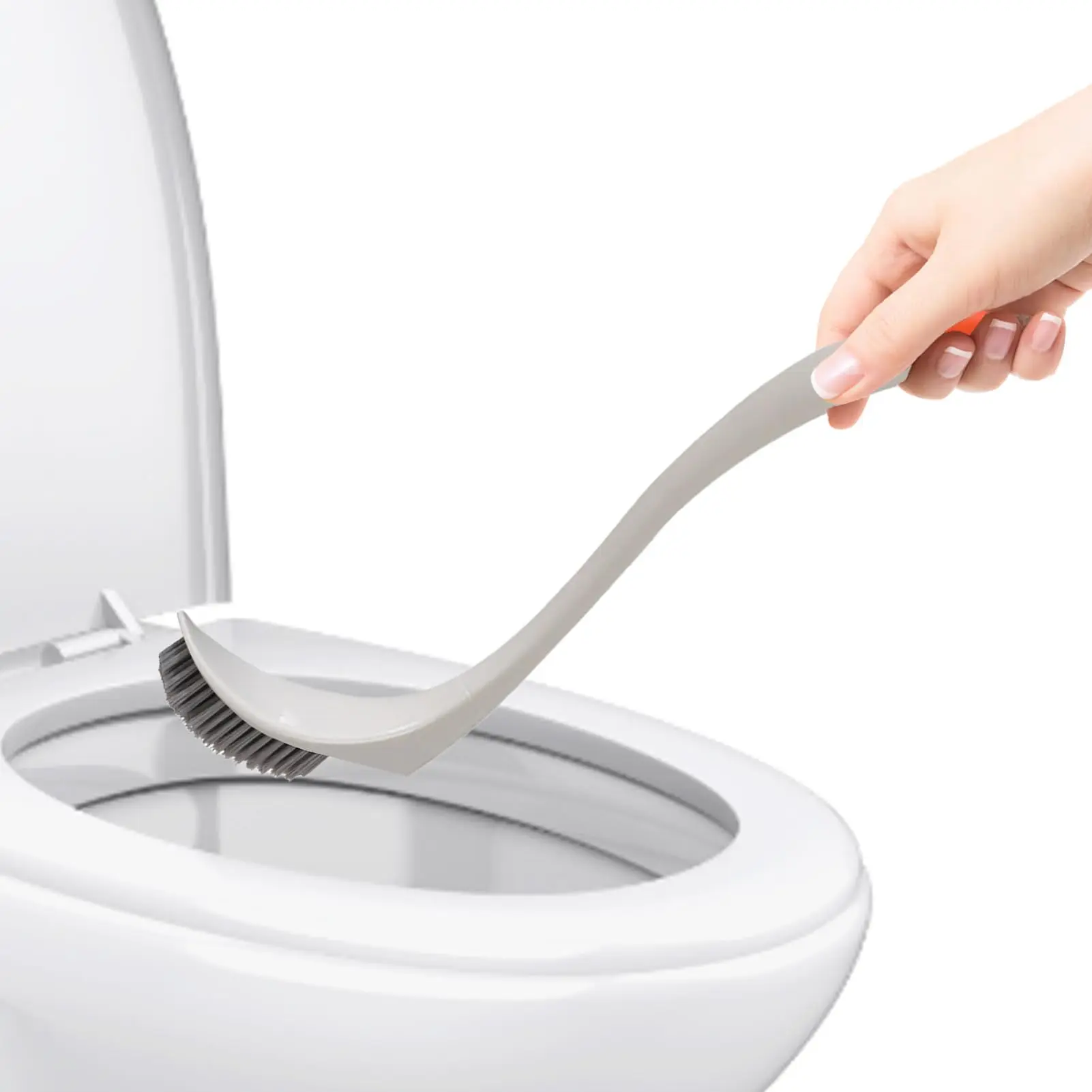 Toilettenbürste in Schwanenform mit Halter – Gebogener Griff & Dichte Borsten zur Tiefenreinigung – Bild 3
