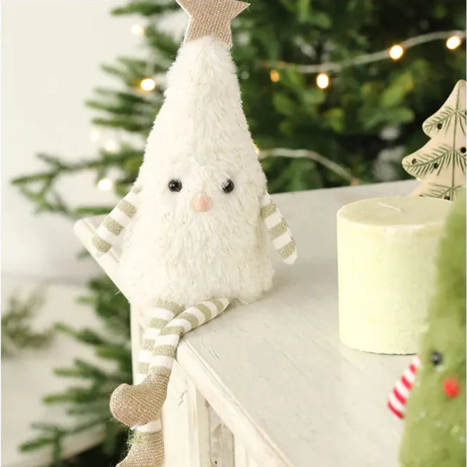 Weihnachten Plüschpuppen – Deko | Niedliche Weihnachtsfiguren für Kinder, Zuhause, Hotels & Schaufenster – Bild 6