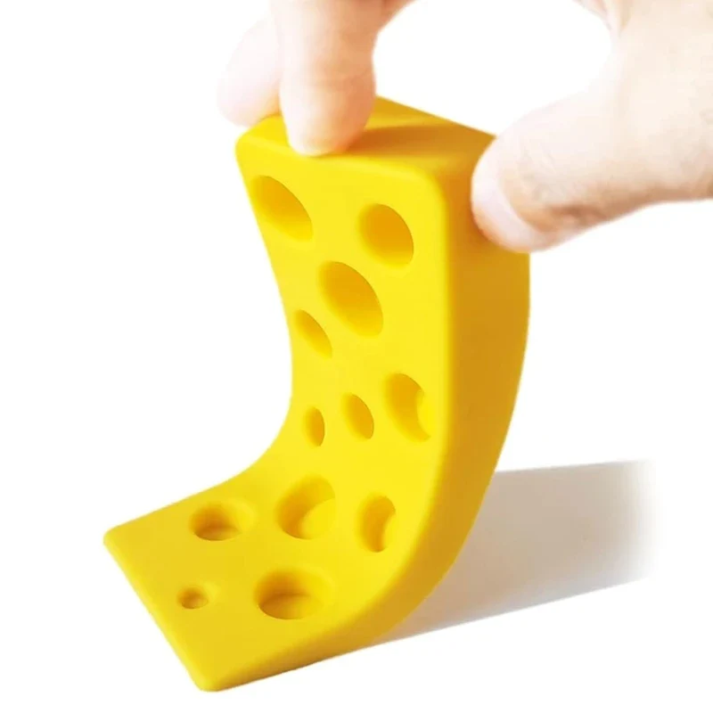 3er-Set Silikon Käse Türstopper – Lustiger Türkeil | Wiederverwendbarer Anti-Kollisions Türhalter für Zuhause, Büro & Klassenzimmer – Bild 7