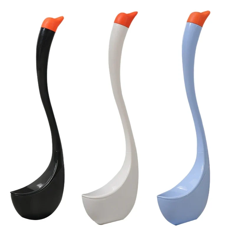 Toilettenbürste in Schwanenform mit Halter – Gebogener Griff & Dichte Borsten zur Tiefenreinigung – Bild 5