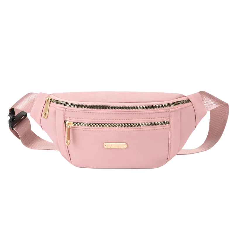 Damen Gürteltasche – Modische Fanny Pack mit Reißverschluss | Brusttasche, Schultertasche & Reise Bauchtasche – Bild 8