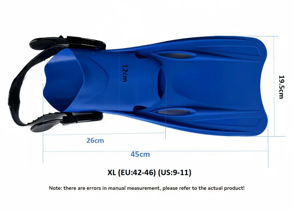 Verstellbare Froschflossen | Lange Schwimmflossen für Erwachsene & Kinder | Froschschuhe für Pool, Tauchen & Training – Bild 7