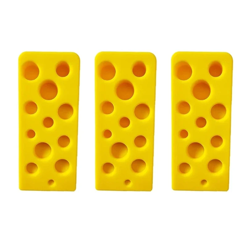 3er-Set Silikon Käse Türstopper – Lustiger Türkeil | Wiederverwendbarer Anti-Kollisions Türhalter für Zuhause, Büro & Klassenzimmer – Bild 5