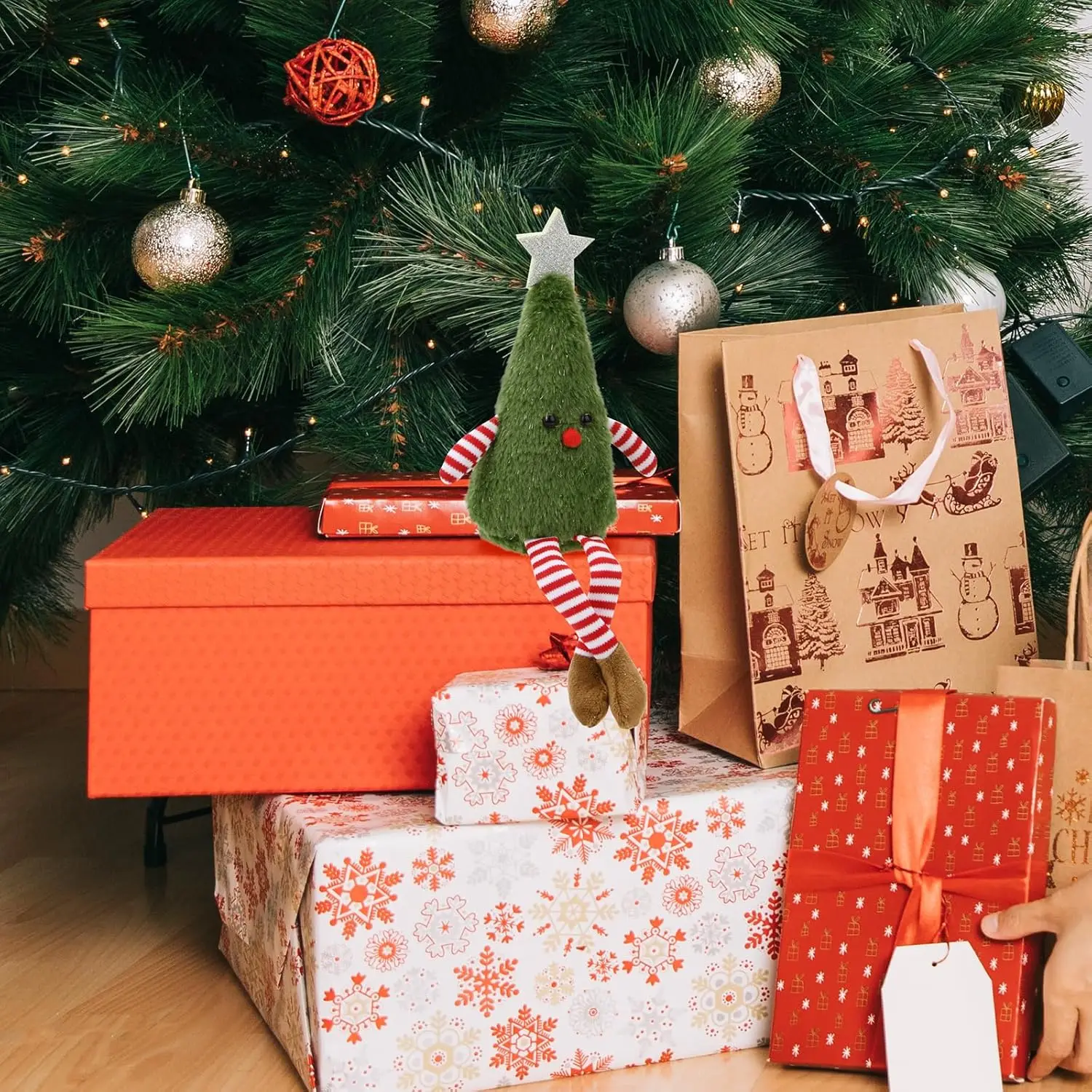 Weihnachten Plüschpuppen – Deko | Niedliche Weihnachtsfiguren für Kinder, Zuhause, Hotels & Schaufenster – Bild 9