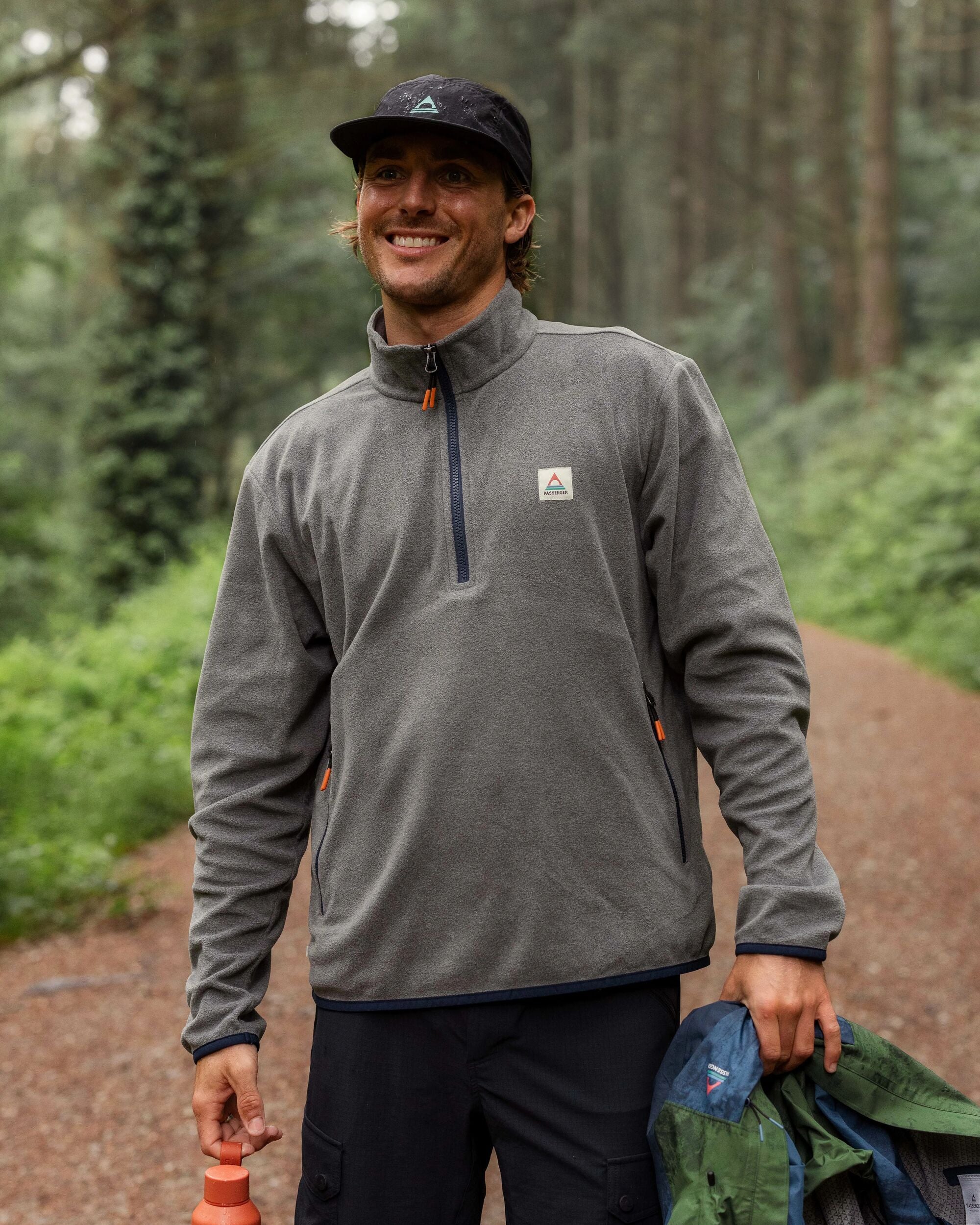 Switchback Micro Polartec® Fleece - Grau Meliert 2 – Bild 6