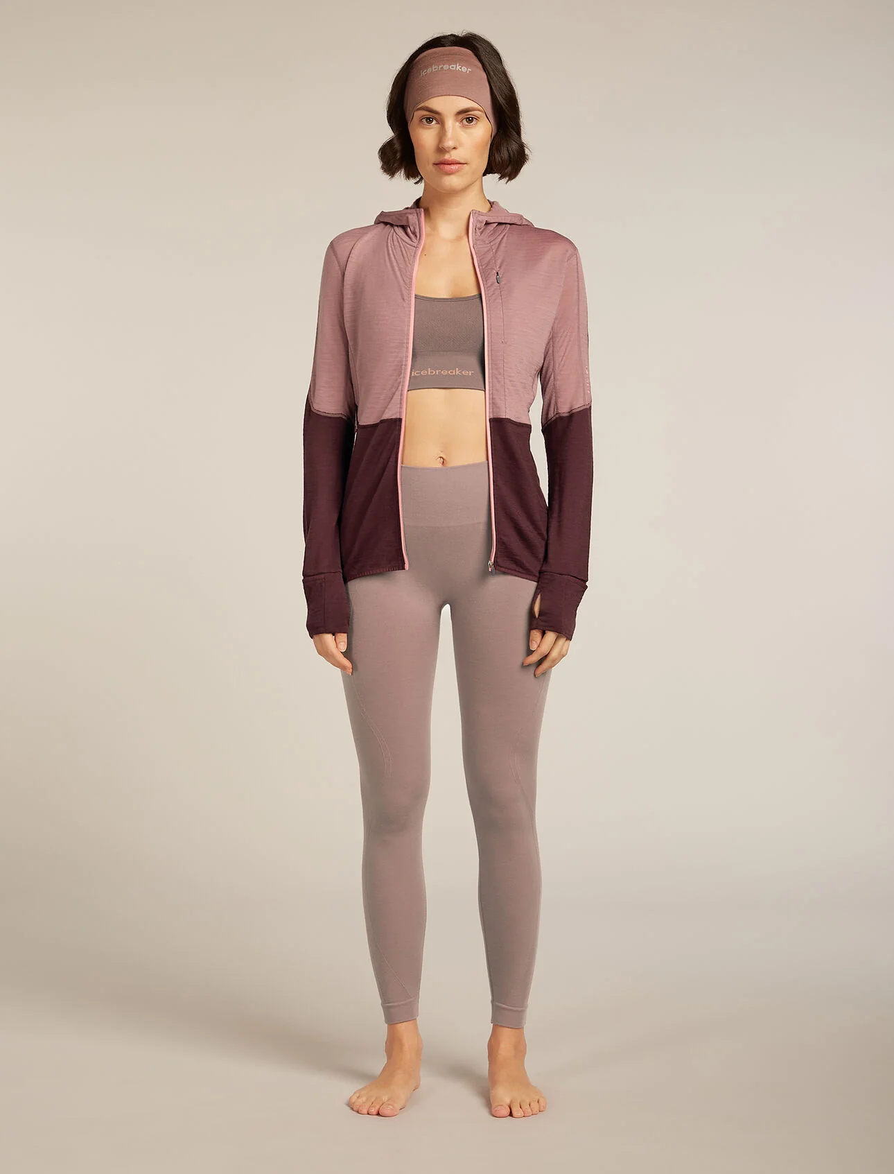 Women's Merino 200 Realfleece Descender LS Zip Hoodie | Fleecejacke – Bild 5