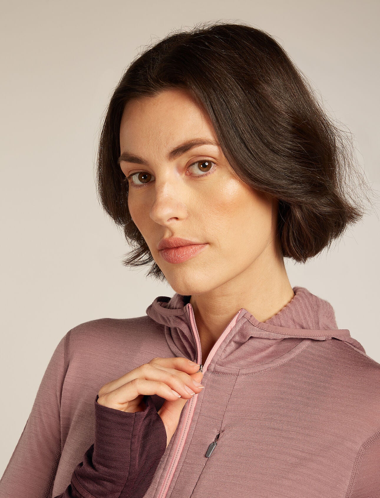 Women's Merino 200 Realfleece Descender LS Zip Hoodie | Fleecejacke – Bild 8