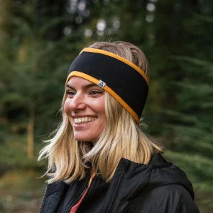 Wintergreen Polartec® Thermo-Stirnband - Schwarz