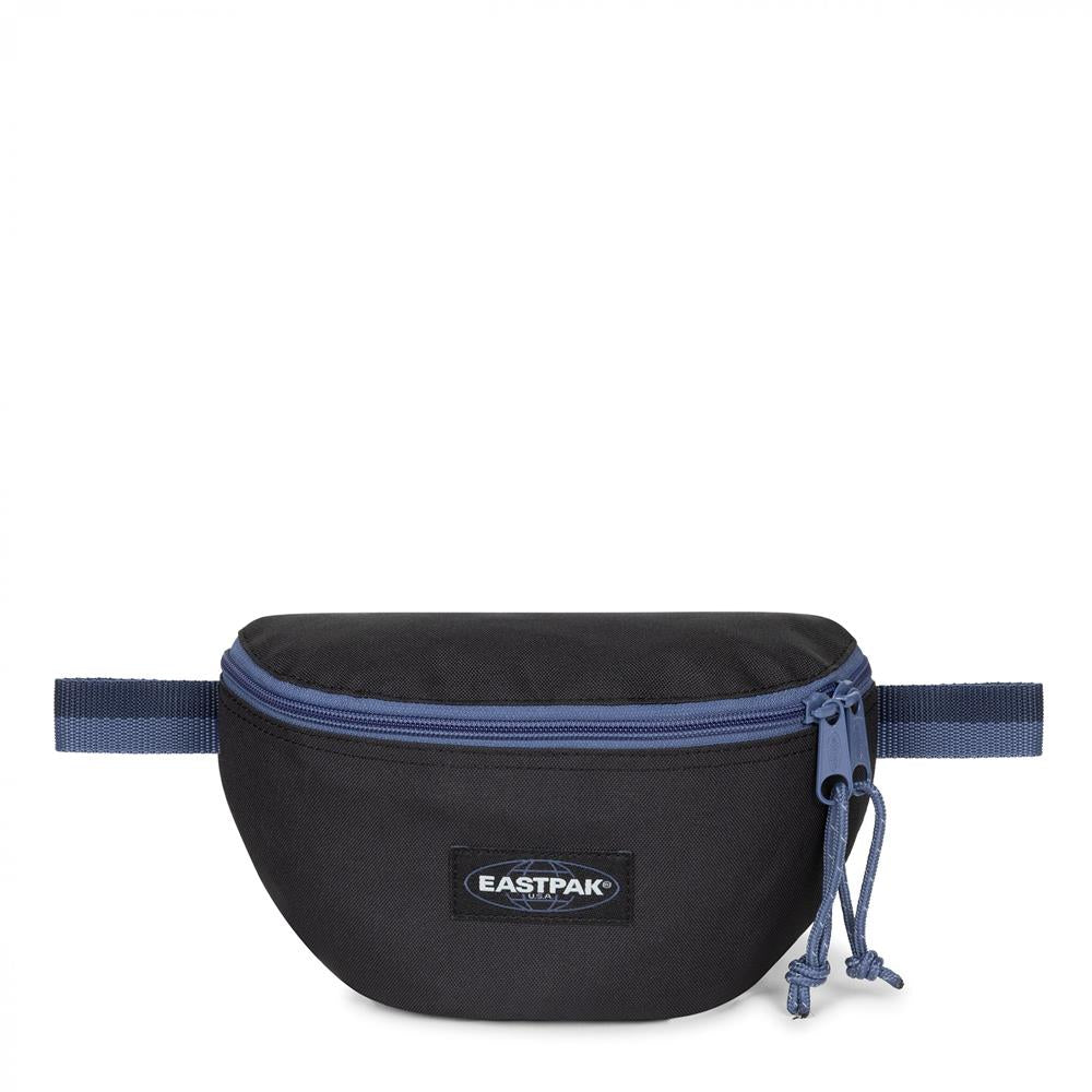 Eastpak SPRINGER, Kleine Umhängetasche, Kontrast Prep Black (blau) , 2L, Bauchtasche