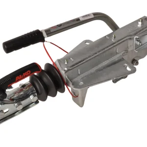 AL- KO Auflaufeinrichtung für Anhänger - 161S - maximale Anhängelast: 1600kg - V-Deichselanschluss - inkl. Stützrad-Konsole