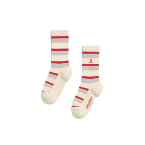 Gestreifte Socken • oatmilk