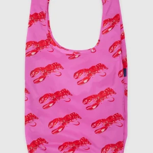 BIG BAGGU Große Einkaufstasche • Pink Lobster