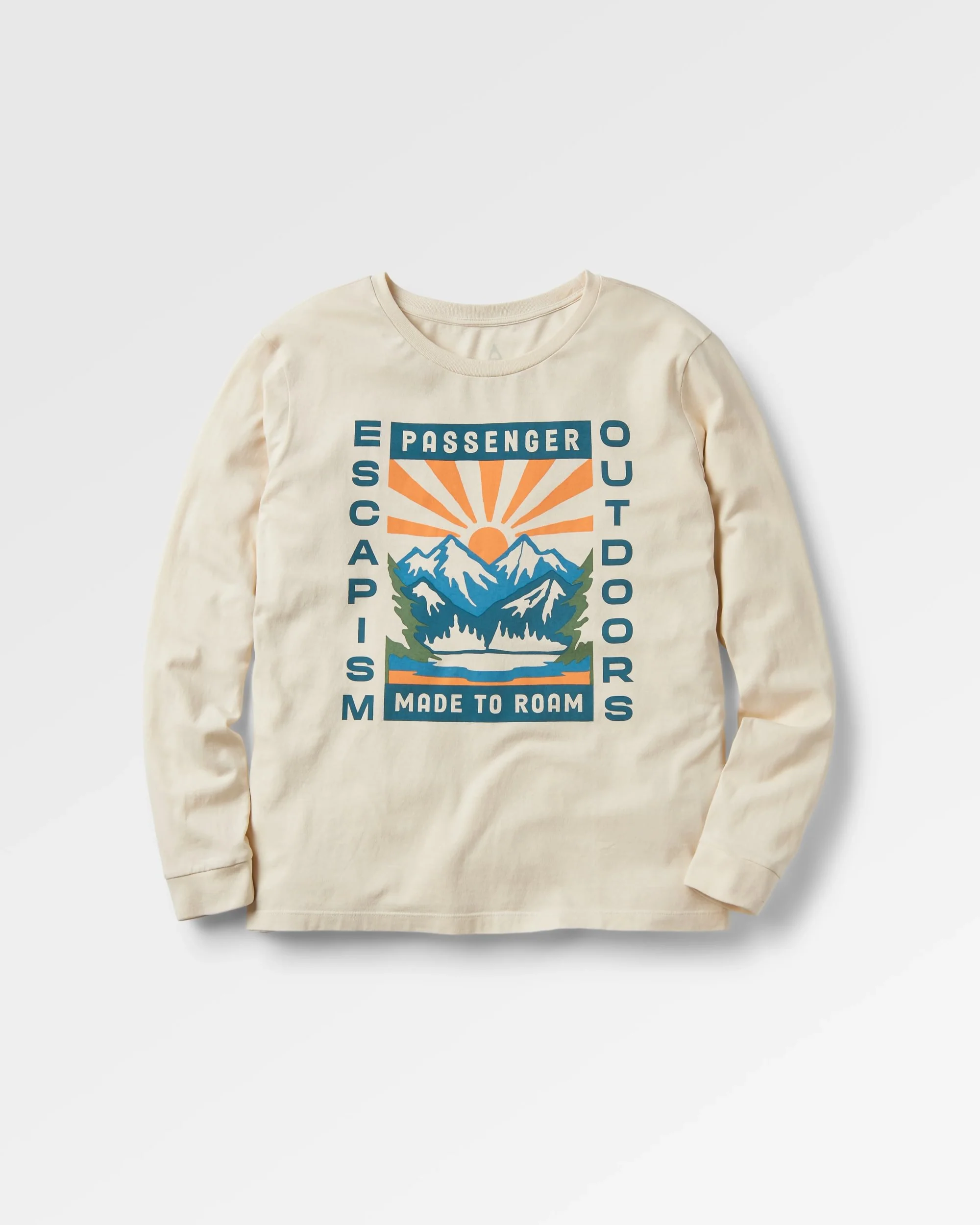 Solitude Baumwoll-Oversized-Langarmshirt - Birke – Bild 4