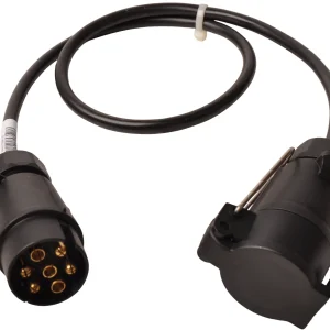 Verlängerungskabel 1 Meter 7-adrig mit 7-poligem Stecker & 7-poliger Buchse - 100 cm