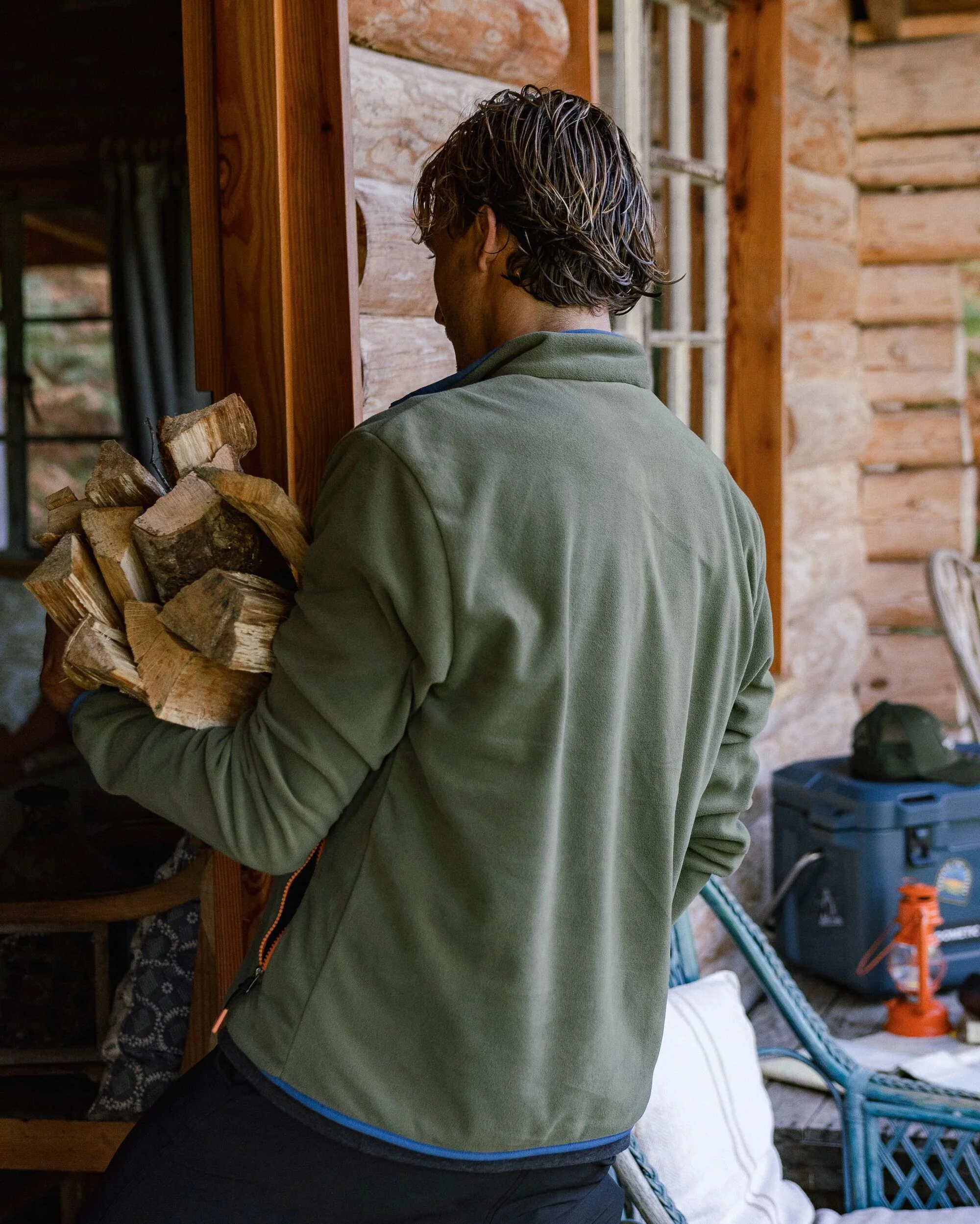 Switchback Micro Polartec® Fleece - Khaki – Bild 4